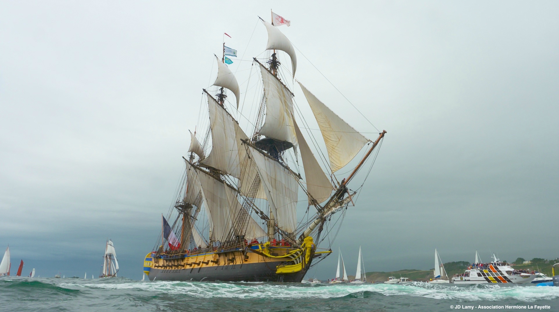 Hermione a vele spiegate © Jan Path