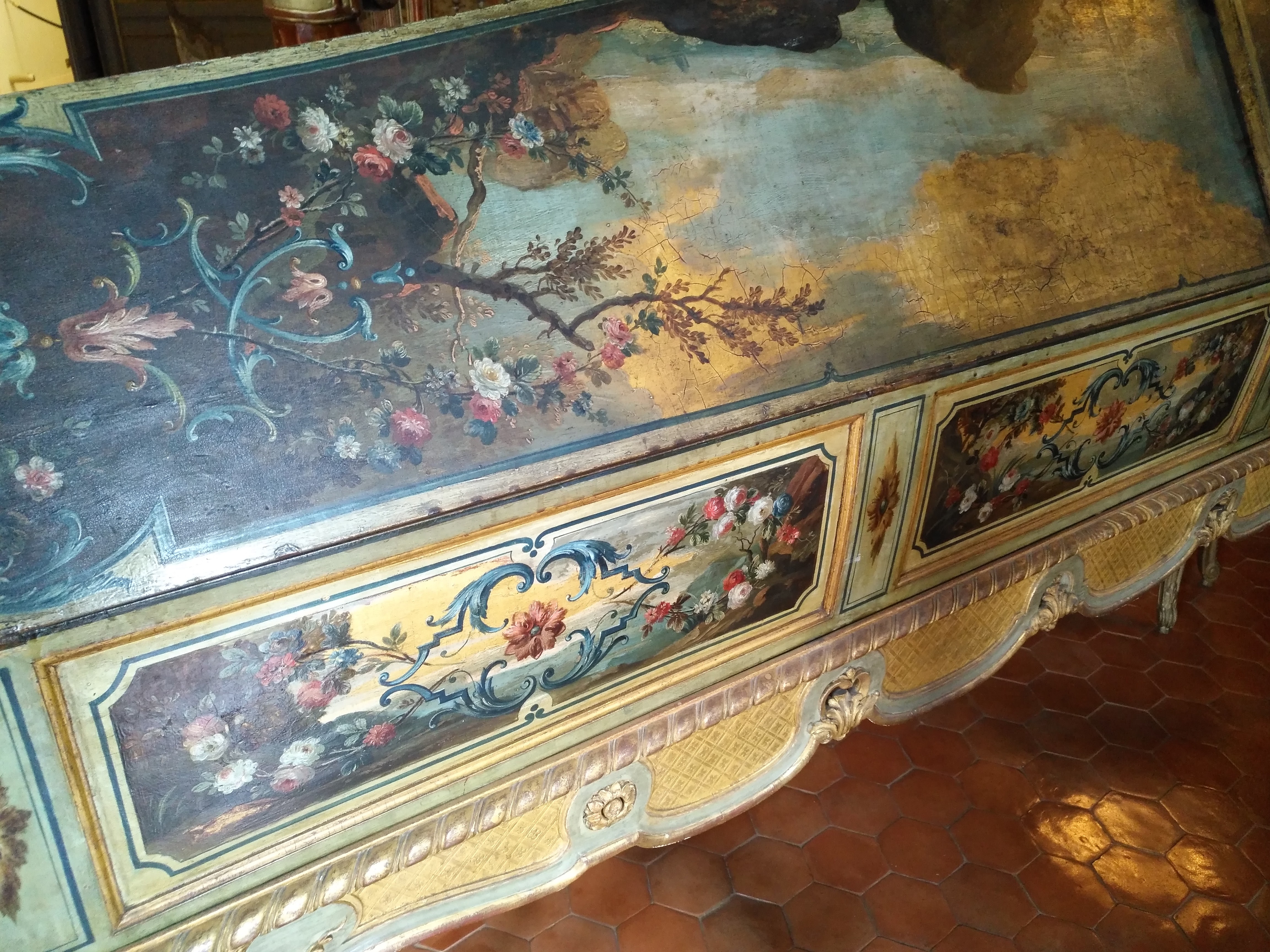 Hôtel de Caumont - Il clavicembalo, decorazione