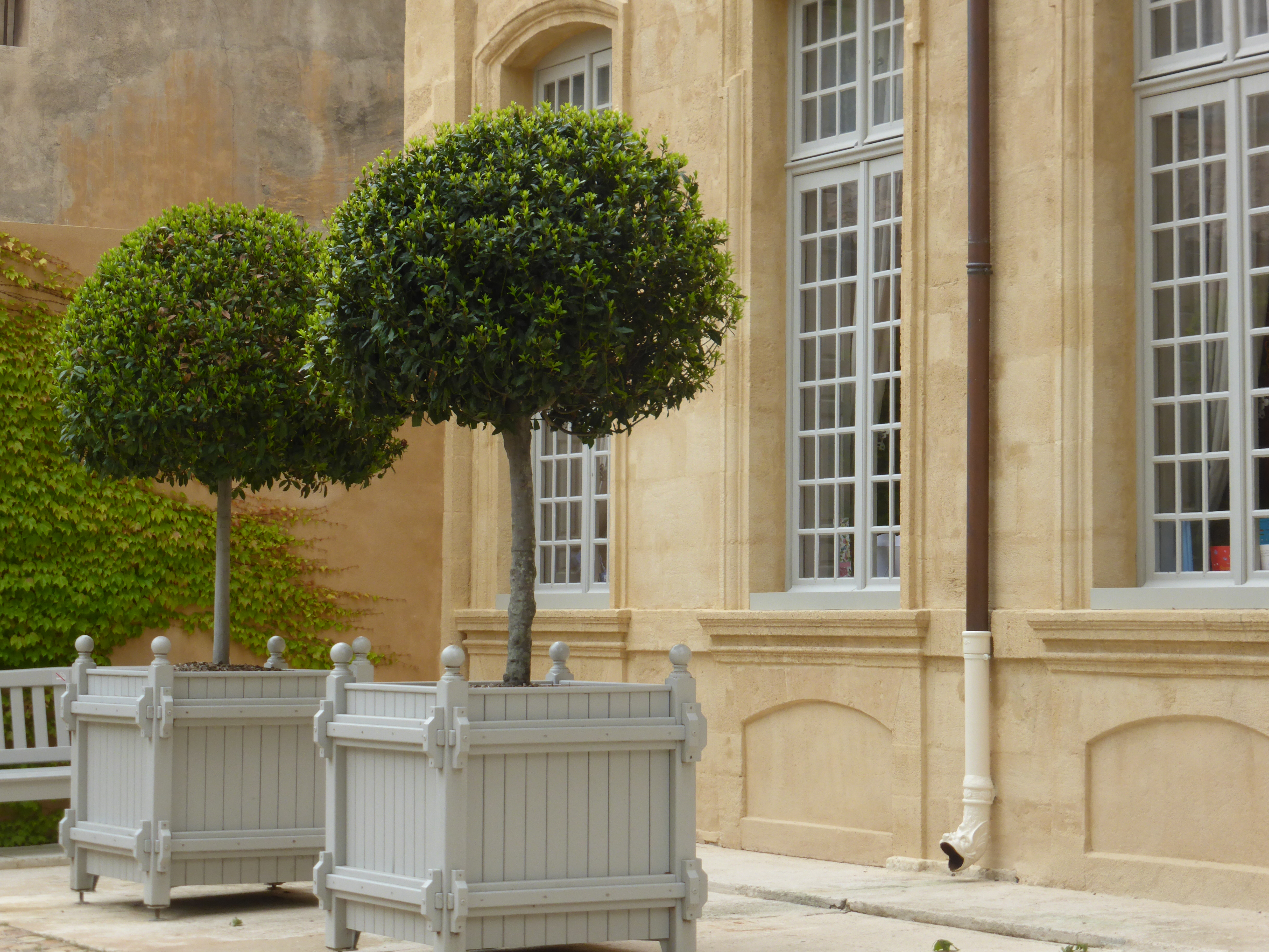 Hôtel de Caumont - Particolare del cortile d'onore