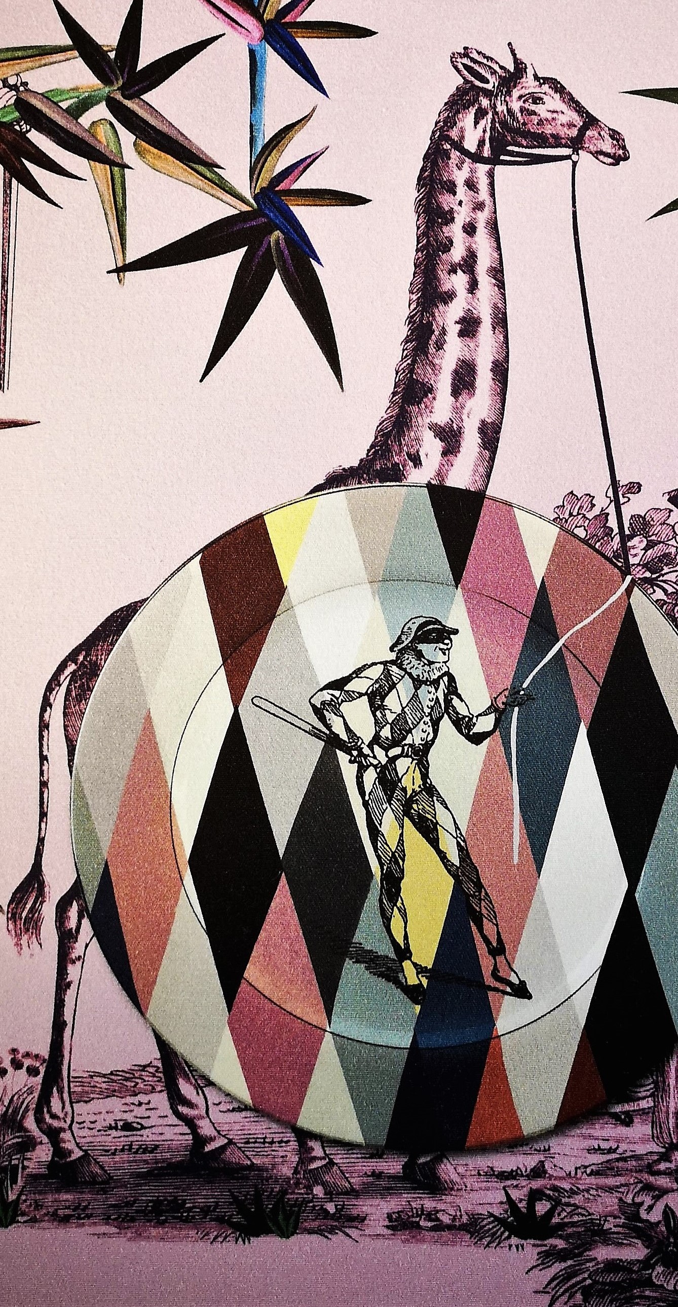 Hôtel La Villa Port d'Antibes & Spa, tessuto murale di Christian Lacroix, particolare