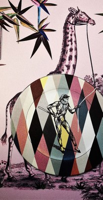 Hôtel La Villa Port d'Antibes & Spa, tessuto murale di Christian Lacroix, particolare