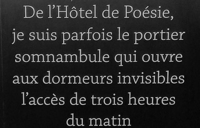 Hyères, La Banque, Hold Up ! Jean-Claude Silbermann, frammento poetico 2