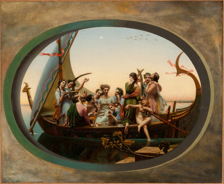 Hyères, La Banque, Musée des Cultures et du Paysage,  Charles Gleyre, Les illusions perdues