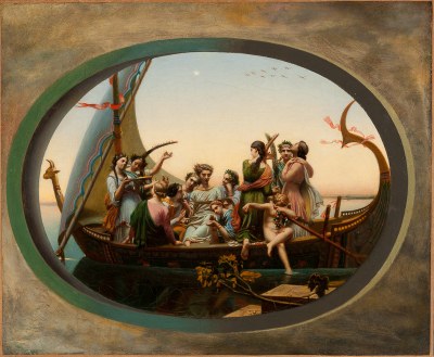 Hyères, La Banque, Musée des Cultures et du Paysage,  Charles Gleyre, Les illusions perdues