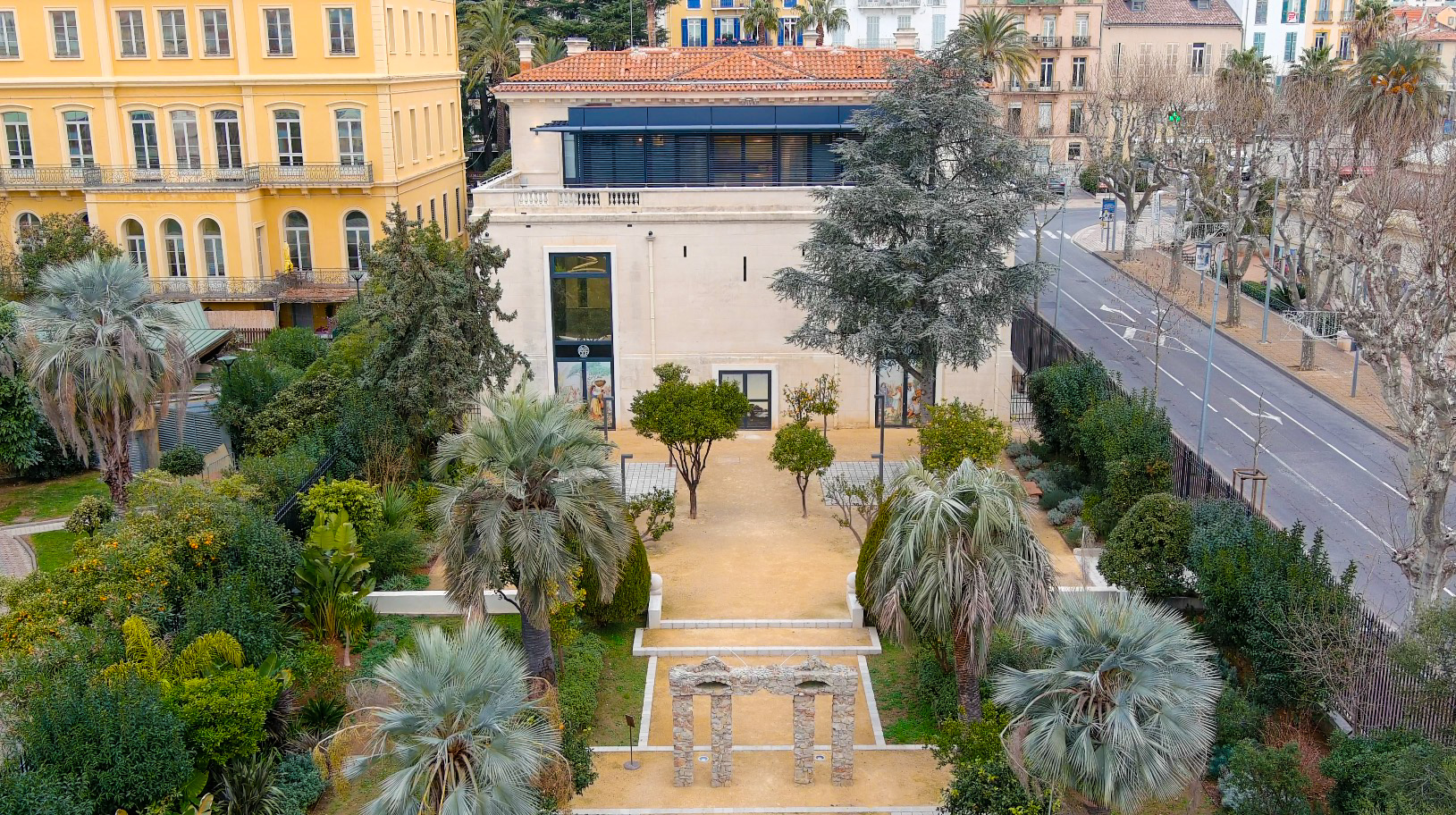 Hyères, La Banque, Musée des Cultures et du Paysage, il giardino