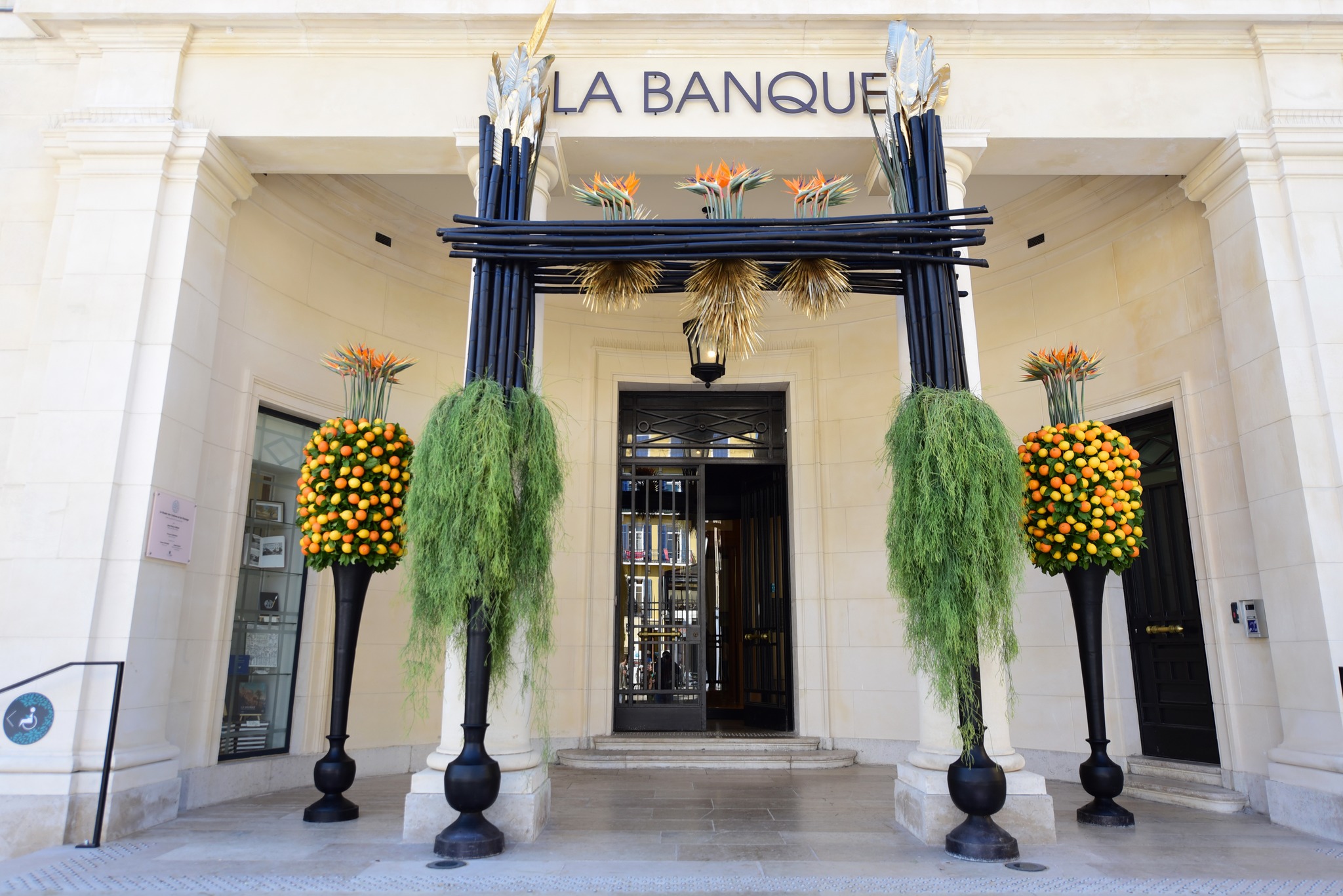 Hyères, La Banque, Musée des Cultures et du Paysage, l'ingresso