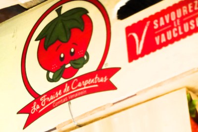 Il simbolo della fragola di Carpentras