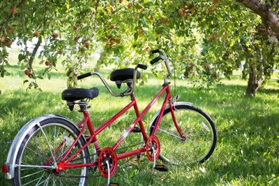 In bicicletta in campagna