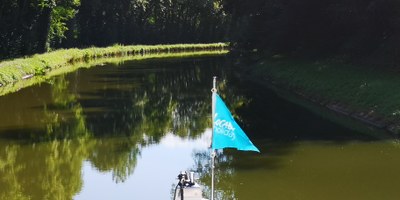 In pénichette sul canale laterale della Loira