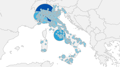 inProvenza - Ripartizione geografica di lettori 2022