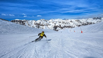 Isola 2000, pista e panorama © OTC Nice