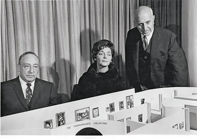 Justin et Hilde Thannhauser avec Harry Guggenheim © Solomon R. Guggenheim Foundation, New York