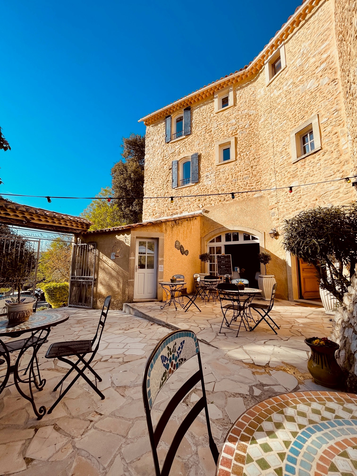 La bastide de Vaison, la terrasse © La bastide de Vaison
