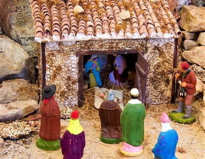 La capanna del presepe provenzale