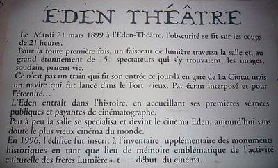La Ciotat, storia del cinema Eden Theatre