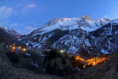La Grave, tramonto