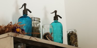 La Maison des Jus, particolare dell'atelier boutique