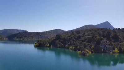 La Montagne Sainte-Victoire dal barrage de Bimont
