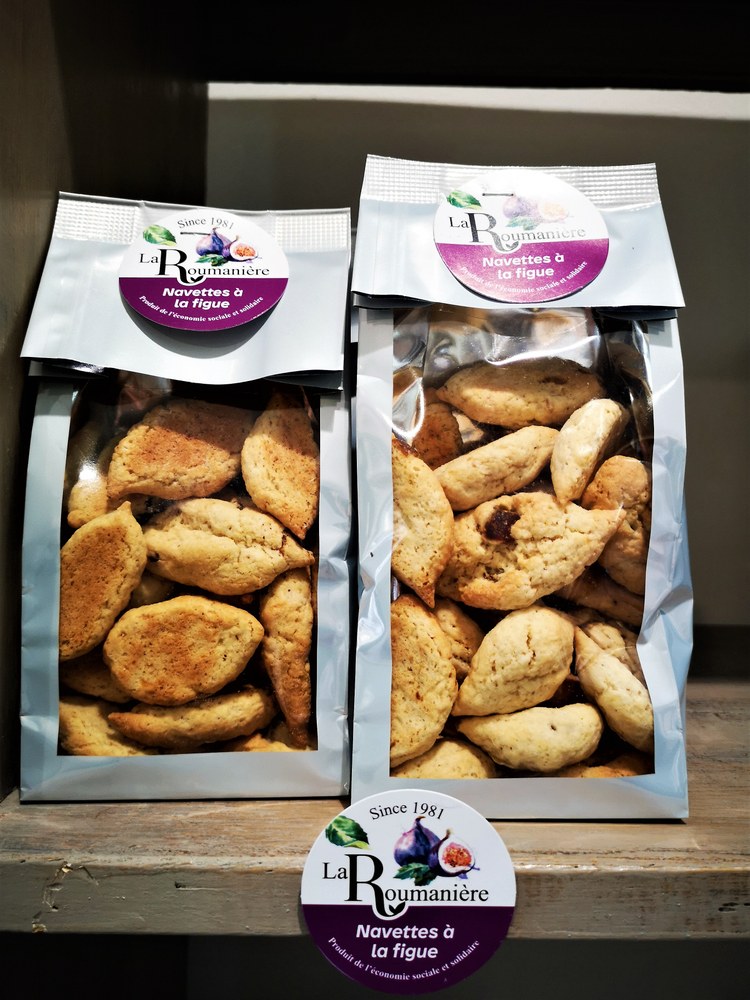La Roumanière di Robion, i biscotti ai fichi