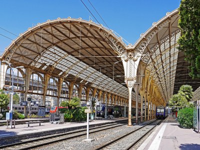 La stazione ferroviaria di Nizza