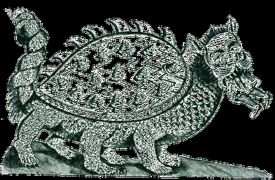 La Tarasca in un'antica illustrazione
