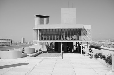 La terrasse della Cité Radieuse, Marsiglia © Anna Dziedzic