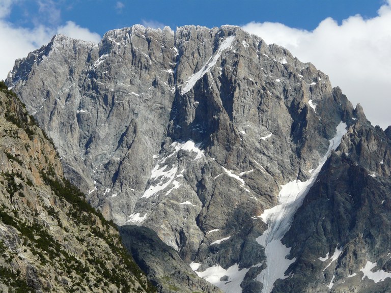 L'Ailefroide, arrampicata in altitudine