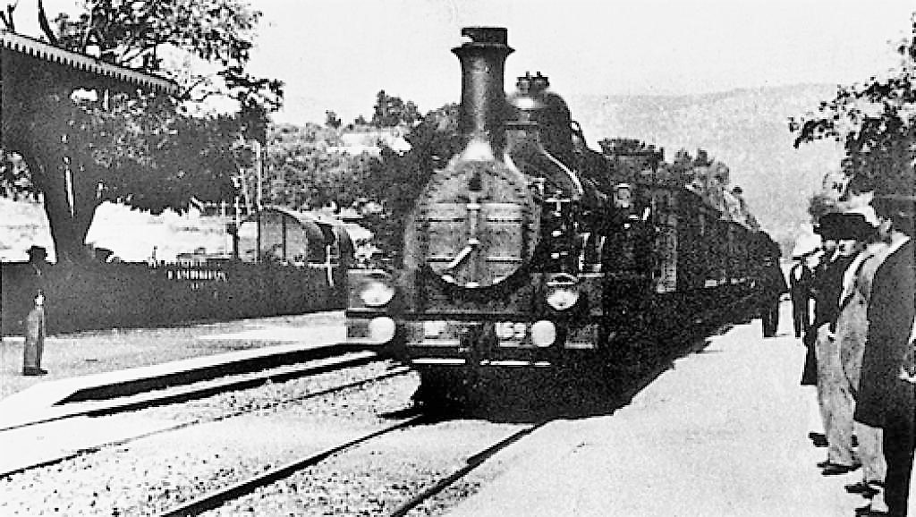L'Arrivée d'un train en gare de La Ciotat
