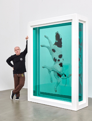 L'artista britannico Damien Hirst