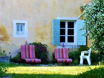 Le Barroux, Mas de la Lause, un angolo relax