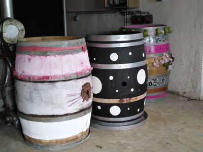 Le botti colorate di Orgamic