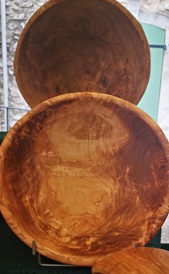Legno di ulivo, piatti