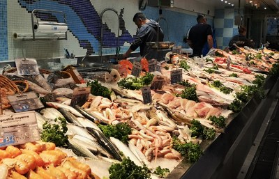 Les Halles di Avignone, pesce fresco