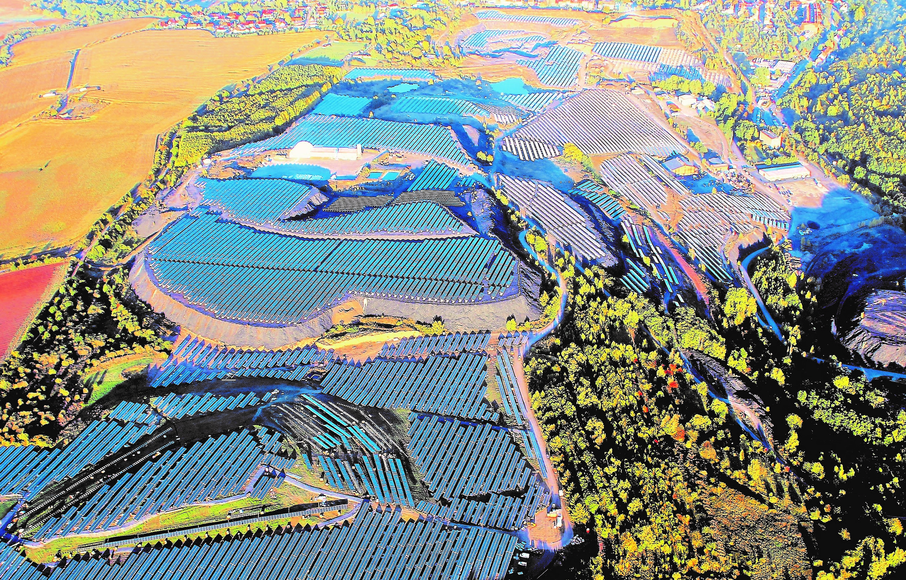 Les Mées, il parco fotovoltaico