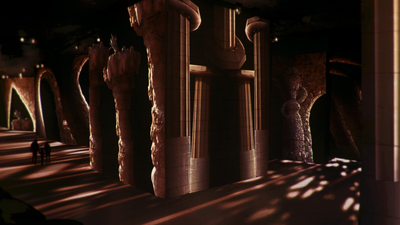 Lo stile architettonico di Gaudí investe le Carrières de Lumières
