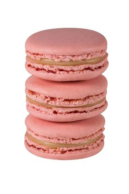 Macaron Ladurée al geranio