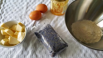Madeleine alla lavanda, gli ingredienti