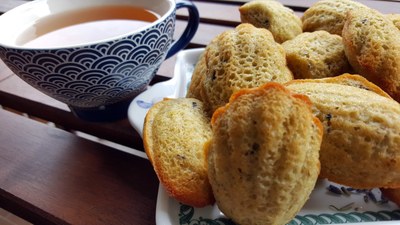 Madeleine  lavanda, miele e limone