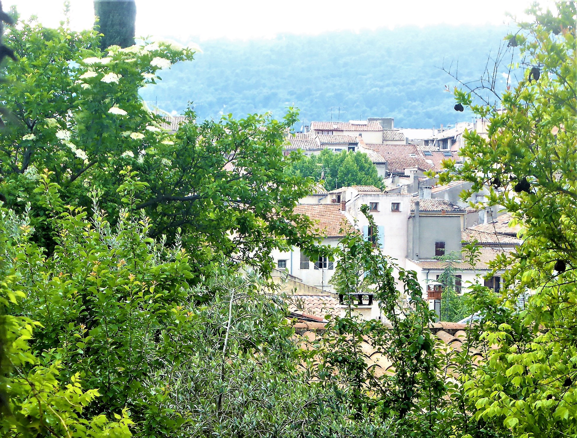 Manosque, vista dalla casa di Jean Giono
