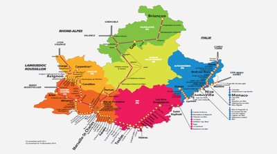 Mappa della rete Day Pass - Immagine SNCF Mobilités