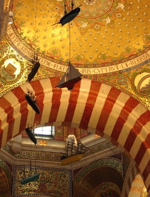 Marsiglia, interno di Notre Dame de la Garde