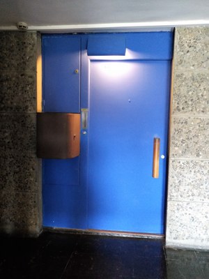 Marsiglia, La Cité radieuse, porta di un appartamento
