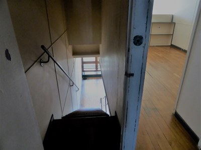 Marsiglia, La Cité radieuse, scala che collega due Modulor