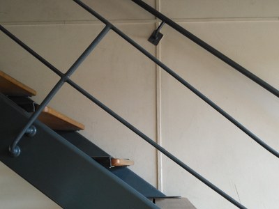 Marsiglia, La Cité radieuse, scala interna di un appartamento