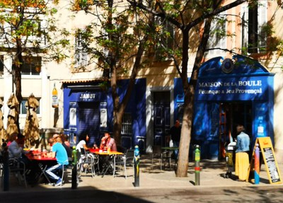 Marsiglia, place  des 13 Cantons, nel Panier