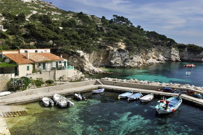 Marsiglia, porticciolo nei Calanques - Foto © Objectif Images OTC Marseille
