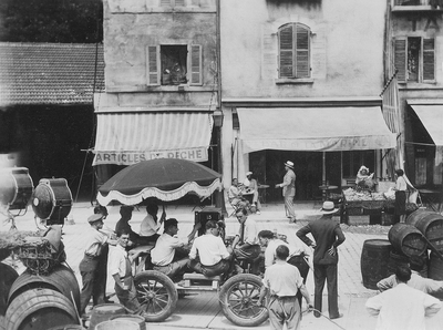 Marsiglia, Quai du Vieux Port, riprese del film Marius di Marcel Pagnol