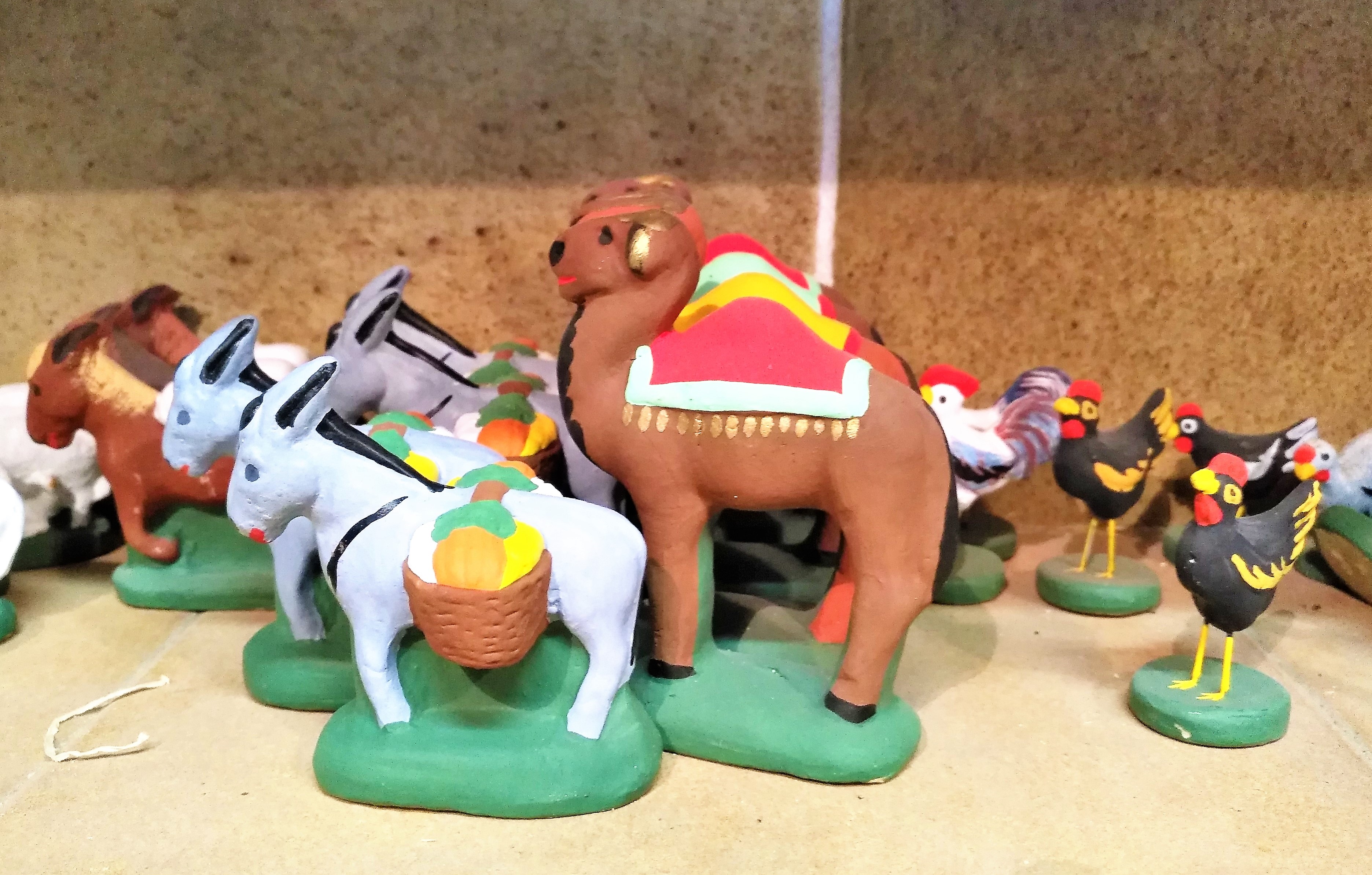 Mas de la Crémade, gli animali del presepe