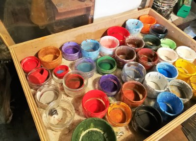 Mas de la Crémade, i colori a tempera di Magali