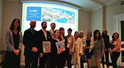 Media Tour Atout 4 maggio 2023, il team del Var